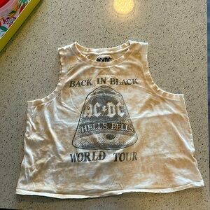 Lucky Brand sleeveless shirt size Large never worn tan tie dye